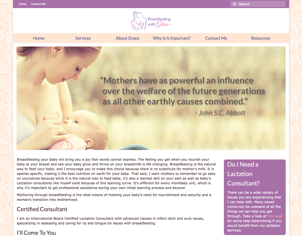Breastfeeding with Grace: Homepage